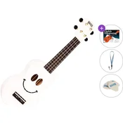 Mahalo U-SMILE Basic SET White Soprano ukulele
