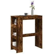 Barski stol s držacima boja hrasta 90x40x103,5 cm drveni