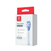 Oclean Nastavek Easy Clean - 2 kos Modra, za električno zobno ščetko