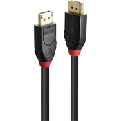 LINDY LINDY DisplayPort priključni kabel DisplayPort vtič\, DisplayPort vtič 5.00 m črna 41167 #####8K UHD\, pozlačeni konektorji DisplayPort kabel, (20419539)