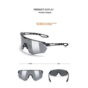 Caxman Unisex naocare za sunce, Providno-sive