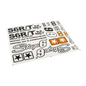 Komplet nalepk MK2 črne barve