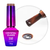 Kolorowy top bez przemywania top no wipe Crystal Glass Chocolate HEMA/Di-HEMA Free 10g