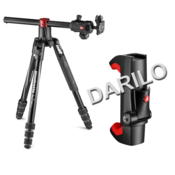 Manfrotto Befree GTXP aluminijasto foto stojalo, krogljična glava - TWIST LOCK - (MKBFRA4GTXP-BH) + BREZPLAČNO - nosilec za pametni telefon (MCPIXI)