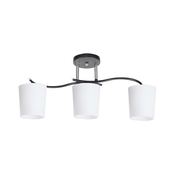 Luster na šipci ESNYR 3xE27/40W/230V crna/bela