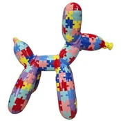 Casa Padrino luxury designer decorative sculpture balloon dog colorful 100 cm - Large decorative figure - XXL decorative sculpture - XXL decorative figure - Luxury XXL figures