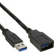 IN LINE produžni kabel USB 3.0 USB A (M) NA USB A (Ž), 3m, crni