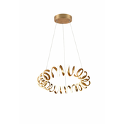 LED viseča svetilka v zlati barvi o 55 cm Curl – Trio