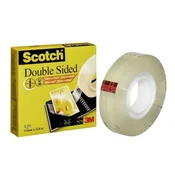 Dvostranski lepilni trak Scotch 665, 12 mm x 22,8 m, v škatli