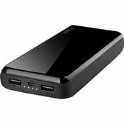 Prijenosni punjač - 20.000mAh - Uni 2xUSB - Black