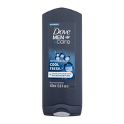 Dove Men + Care Invigorating Cool Fresh vlažilen gel za prhanje za telo, obraz in lase 400 ml za moške