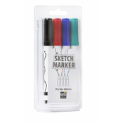 MagPaint SketchSet, nepermanentni markerji standardnih barv na blistru 4/1