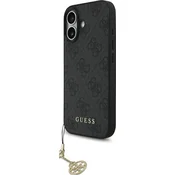 Ovitek Guess 4G Charms Collection MagSafe ovitek za iPhone 17 črn