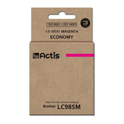 slomart actis kb-985m črnilo (nadomestno za brother lc985m; standardno; 19,5 ml; rdeče)