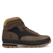 TIMBERLAND Gležnarji z vezalkami rjava/svetlo rjava/črna