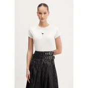 HUGO Majica Dichroma_B 50560769 Bela Slim Fit