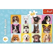 Trefl Ljubki psi Puzzle 60 kosov
