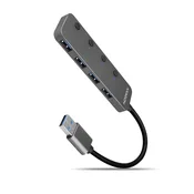AXAGON HUE-MSA USB3.2 hub 4-portni metalni srebrni