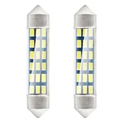 slomart Žarnice AMiO LED Festoon C5W 41mm bela, 12V (18x 3014 SMD)