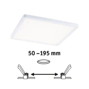 Paulmann 93060 - LED/16W IP44 prigušiva ugradna plafonska svetiljka za kupatilo AREO 230V