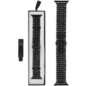 Nova zapestnica MultiLink črne barve za Apple Watch 42/44/45/49 mm črne barve