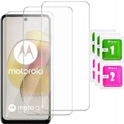 shumee 3x kaljeno steklo za motorola moto G73/moto G14 steklo 9H | 3-PAKET