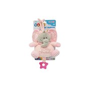 Unikatoy Ge. slon baby na potezanje, rozi, 25295