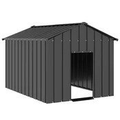 Kucica za pse s krovom 113x153x101 cm pocincani celik