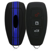 Silikonska navlaka za kljuceve auta za Ford Ford - plava - 27660