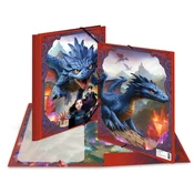 Herma mapa s klapo in elastiko, A4, Dragon