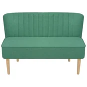 Sofa 117x55,5x77 cm Tkanina Zelena