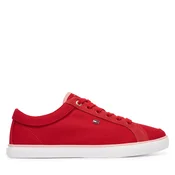 Tenis superge Tommy Hilfiger Th Low Vulc FW0FW09390 Rdeča