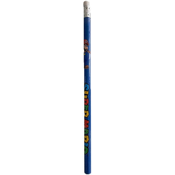 Grafitna olovka s gumicom Panini Super Mario - Blue