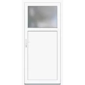 Stranska vhodna vrata K301-88 bela 88 cm x 198 cm levo odpiranje