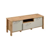 TV omarica MENTA 138x49 cm hrast wotan/siva