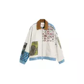 Desigual Prehodna jakna modra/zelena/rdeča/črna/bela