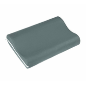 Anatomski vzglavnik - 45x30 cm - Jersey, temno siva