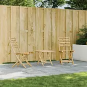 Sklopive vrtne stolice 2 kom 43 x 54 x 88 cm od bambusa