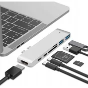 Co2 ADAPTER VOZLIŠČE ADAPTER USB-C USB THUNDERBOLT HDMI 4K ZA MACBOOK PRO AIR, (21748163)