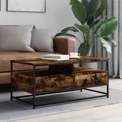 Stolic za kavu boja hrasta 100 x 51 x 45 cm konstruirano drvo