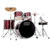 MAPEX TORNADO bobni komplet s činelami STANDARD RED  TND5254TCDR