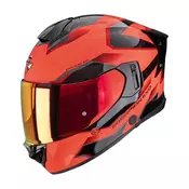 Integralna čelada Scorpion EXO-530 AIR CLIP, rdeča/črna