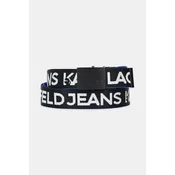 Dvostranski pas Karl Lagerfeld Jeans zelena barva, A1M33131