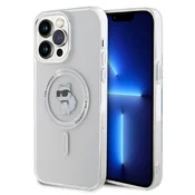 Ovitek Karl Lagerfeld IML MagSafe za iPhone 14 Pro Max - transparent choupette