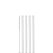 Leonardo  Leonardo komplet 4 steklenih slamic 20 cm Ciao L020855