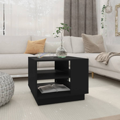 Stolic za kavu crni 55 x 55 x 43 cm od iverice