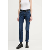 Calvin Klein Jeans Jeans hlače Mid Rise Slim Blue Orbit LV047C778G Modra Slim Fit