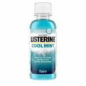 Listerine Cool Mint Mouthwash 95 ml ustna vodica za svež dah in zaščito pred zobnimi oblogami