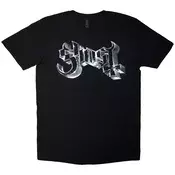 Ghost Chrome Logo Black M Majica