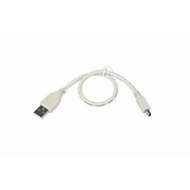 USB A-MINI 5PM 2.0 kabel 30cm HQ, pozlačeni kontakti